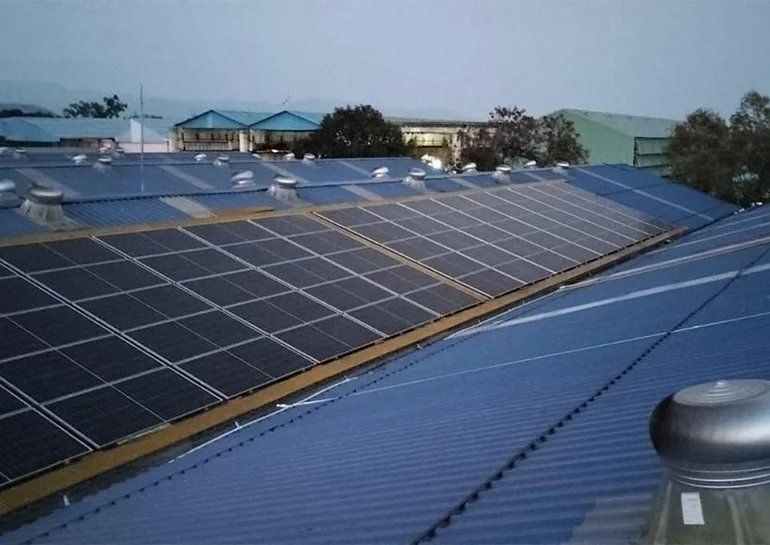 Commercial Solar Panel Structure