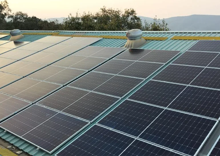 Commercial solar system